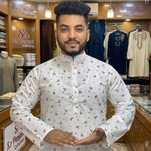 প্রিমিয়াম কোয়ালিটির সুতি পাঞ্জাবি[ Code 02 ]
