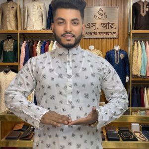 প্রিমিয়াম কোয়ালিটির সুতি পাঞ্জাবি[ Code 05 ]