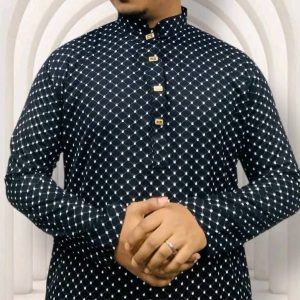 প্রিমিয়াম কোয়ালিটির সুতি পাঞ্জাবি[ Code 06 ]